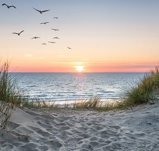 Camping de la Mer - Plage à proximité