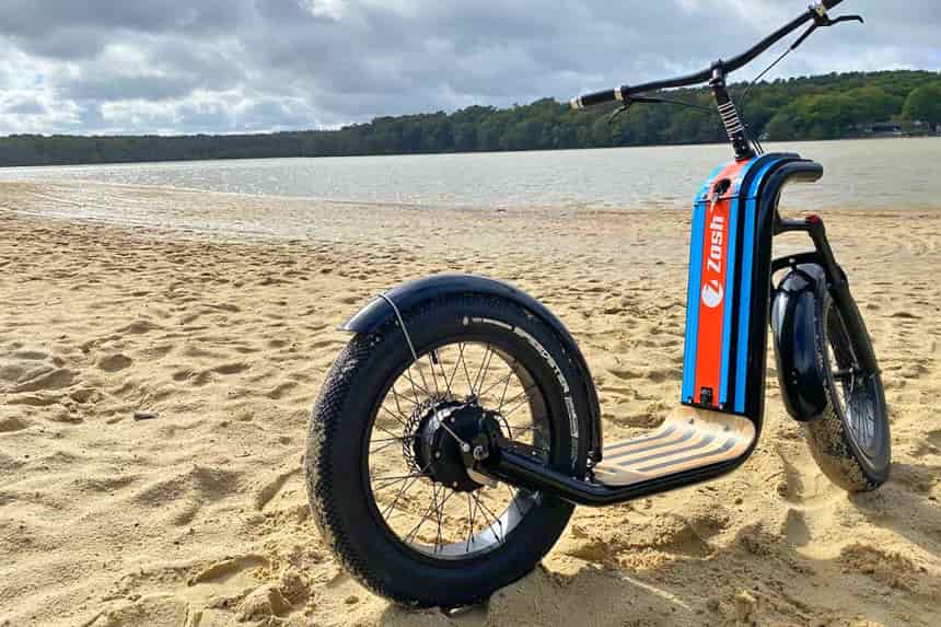 camping cote opale location trottinette electrique plage
