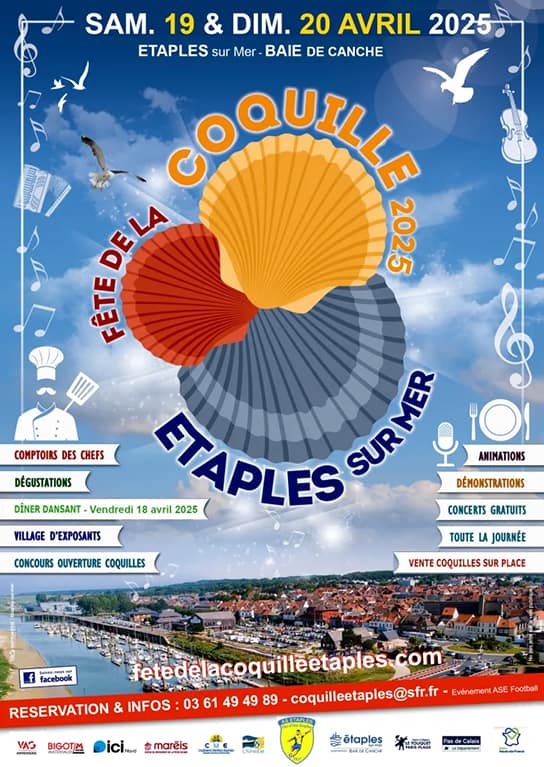 Location de mobil-home : Fête de la Coquille à Etaples